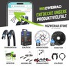 MSZweirad Shimano Cassette CS-HG31 8-Speed Wear Set + Matching Chain