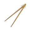 Natural Wood, Easy to Grip, Chopsticks Tongs, Cooking Tongs, Approx.