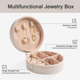 6 Pack Soccer Mini Travel Jewelry Case Round Black and White Soccer Stuff Portable Jewelry Organizer Storage Case for Christmas Graduation Sports Team Club Birthday Goodie Favors Gifts (Soccer)