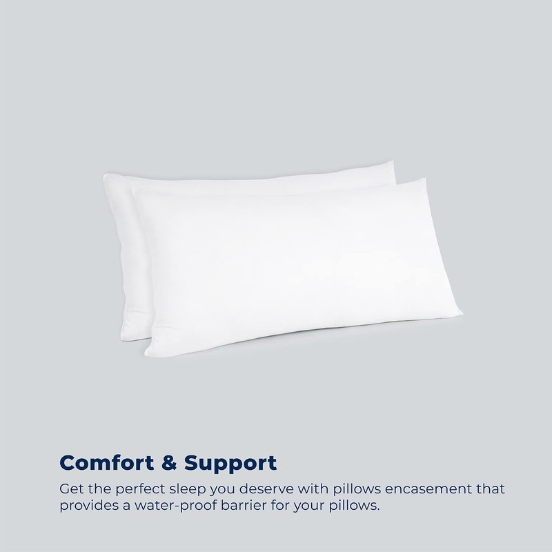 Karin Maki Standard Zippered Pillow Protectors Pack of 2 100%
