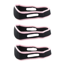 FOMIYES 3pcs Professional Face Lifting Mask for Women Thin Strap Breathable Soft Comfortable Jaw Exerciser Tape