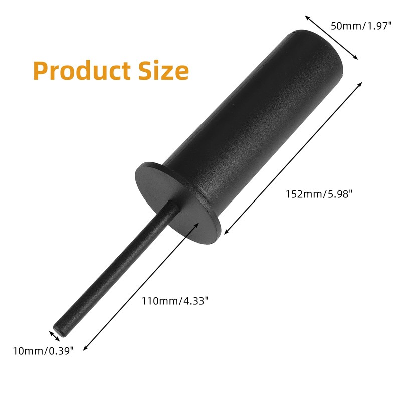 JESIFFY Gym Pin for Additional Weight 110mm Length 10mm Diameter