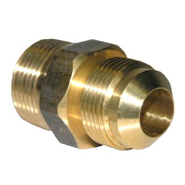 LASCO 17-4877 15/16-Inch Flare by 1/2-Inch Male Pipe Thread Brass Adapter