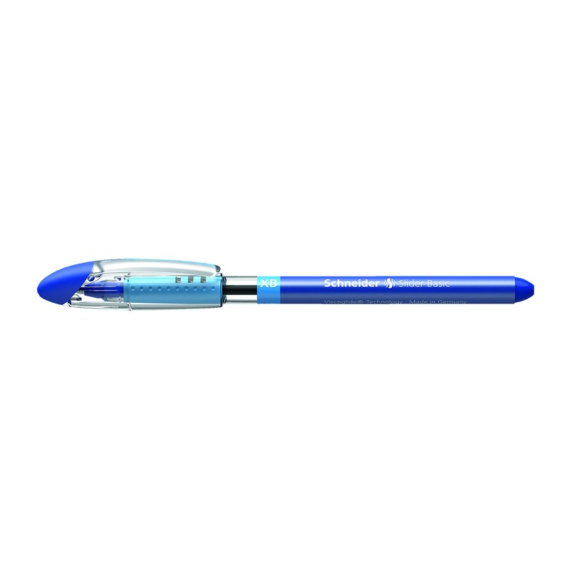 Schneider Slider Basic XB Ballpoint Pen, 10/Pack