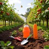 1 Set Orange Gardening Silicone Thumb Knife with Finger Cots