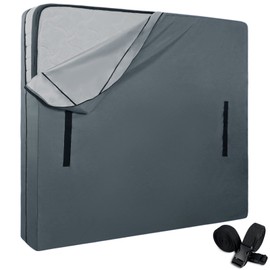 LuxAPP King Mattress Bag for Moving,Waterproof Reusable Mattress Storage Bag with Handles Heavy Duty Zippered Grey