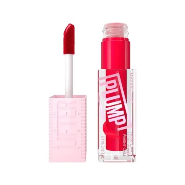 Maybelline Gloss Rellenador De Labios, Lifter Plump, Tono Red Flag