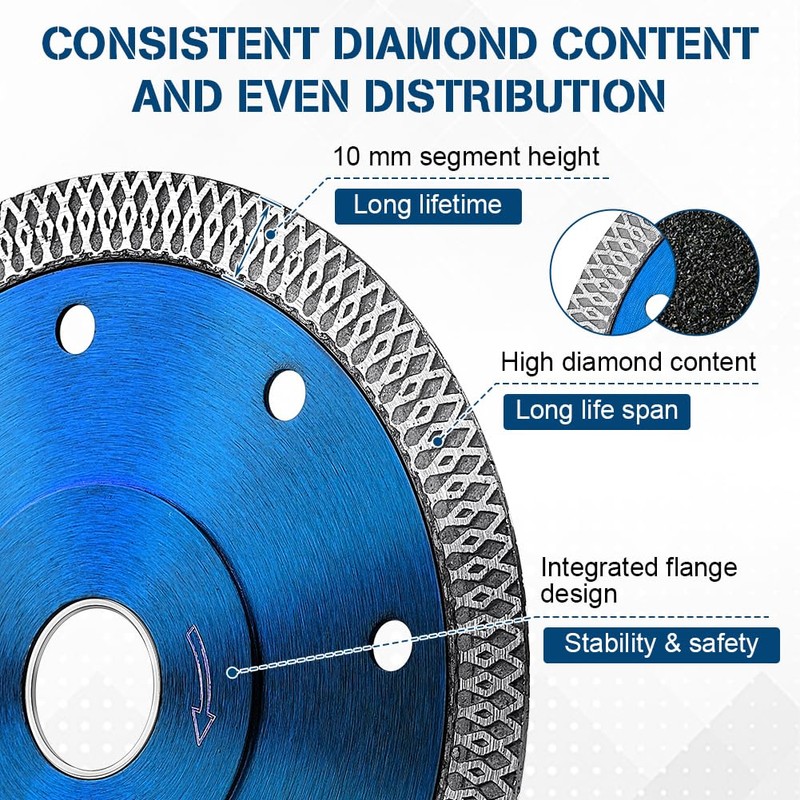 Flintronic Diamond Cutting Discs 125 mm, Diamond Cutting Disc, Tile