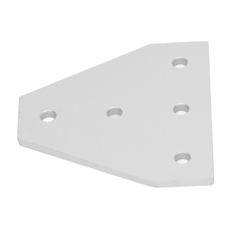 5Pcs Tie Plate 5 Holes Aluminum Robust Reinforced Connecting Mending