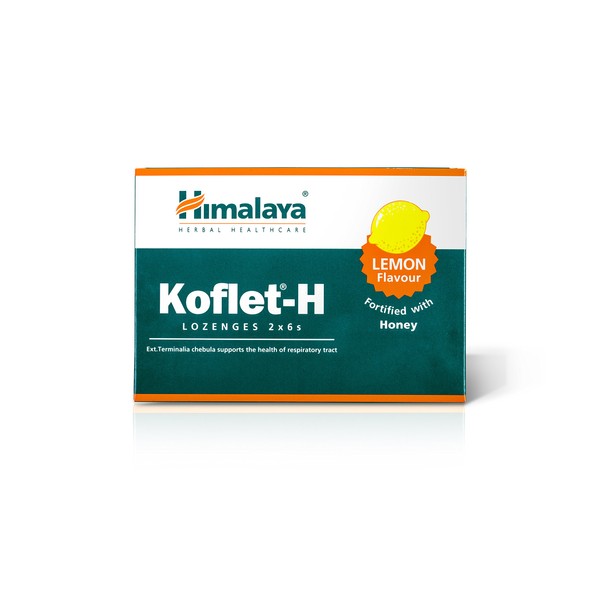 Himalaya Koflet H in Pills Lemon Flavour 7 x 24 Tablets Total 168 Tablets