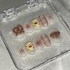 Sweet Bear Cafe Handmade Nail Tips - Short Square /