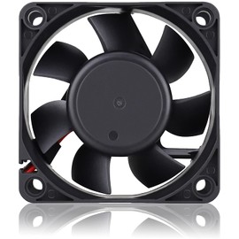 GDSTIME 60mm x 60mm x 25mm 6cm 2 Wire Dc 24v Brushless Cooling Fan