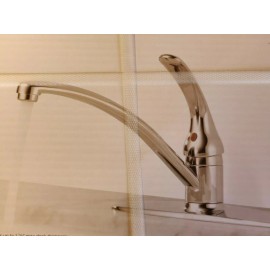 Delta Faucet Foundations Single-Handle Kitchen Sink Faucet, Chrome B1310LF