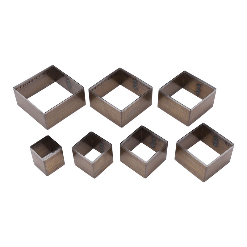 7Pcs Hollow Punch Cutter Squared Design High Carbon Steel Multipurpose