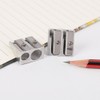 Silver Magnesium Pencil Sharpener Survival,1/12pcs Metal Pencil Sharpener Magnesium,Hand Held