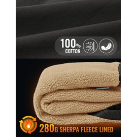 TBMPOY Men's Winter Vest Casual Sherpa Fleece lined Full Zip Lightweight Vest Outerwear Warm Cotton Travel Jackets Deep Gray XL