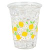 AimFun 50 Pcs Lemon Plastic Cups Summer 12 oz Party