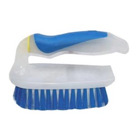 JED POOL TOOLS 70-284-B Heavy Duty Scrub Brush, 10" Plastic Cleaning Tool