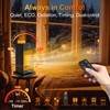Space Heater, Space Heaters for Indoor Use with Humidifier/Sensor/ECO/3D Flame