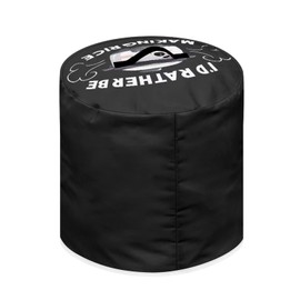 Tutolipy I'd Rather Be Making Rice Pressure Cooker Cover Round Dust Cover Black Funny Designs Air Fryer Cover Kitchen Appliance