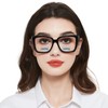WEMOOTANTS Bifocal Reading Glasses 1.25 for Women Men Square Bifocals