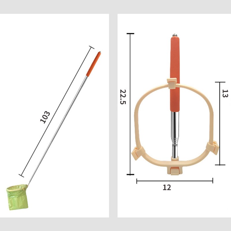 Fenteer Dog Poo Catcher Scooper Poops Scooper for Dog Multifunctional