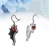 Angel Devil Earrings 925 Sterling Silver Goth Earring Gothic Jewelry