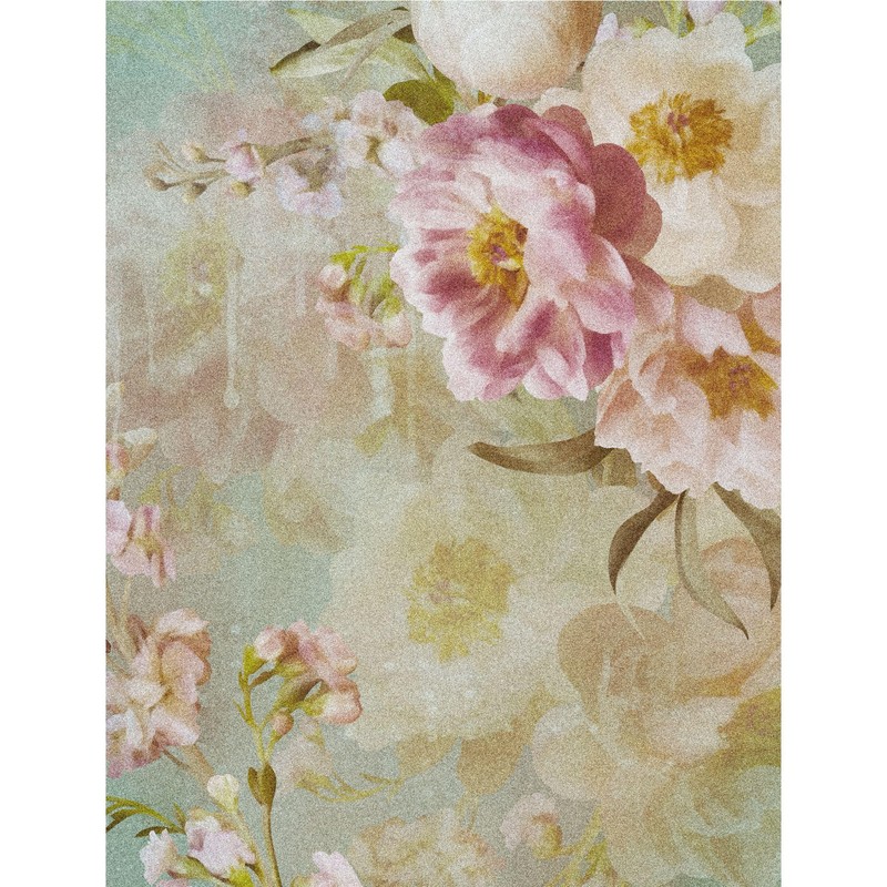 Parisian Roses Rice Paper 8" x 10.5" Decoupage Scrapbooking Card