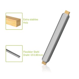 Talvani Premium Craft Wire 3 x | in Silver Black Green | Diameter 0.80 mm, 30 m | Flexible Floral Wire for Crafts - Stainless Wire, German Shipping - Improved Binding Wire for Plants Annealed