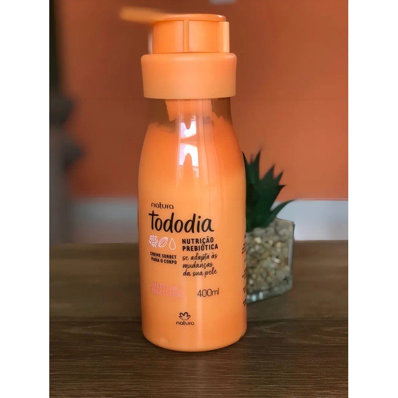 Crema Cuerpo Mango Rosa Agua Coco Tododía 400ml Natura