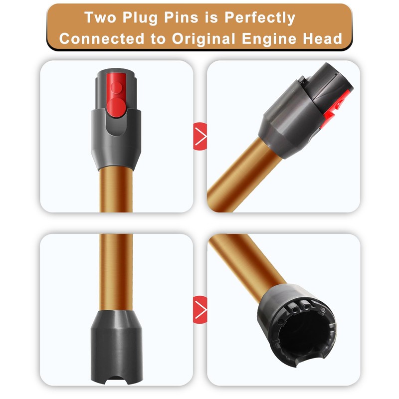 Qygba Replacement Wand Tube for Dyson V12 Detect Slim Cordless