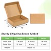 ZxeluPapr 12x9x4 Shipping Boxes Set of 20, Brown Corrugated Cardboard