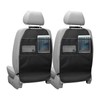 YTFRL 2 PCS Back Seat Cover for Kids, Car Kick