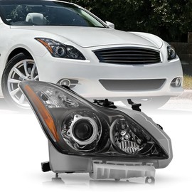 KEEKPO - For 2011-2015 Infiniti G37/Q60 Coupe|Convertible Projector Headlight Headlamp Replacement Right Passenger Side