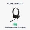 kwmobile 2 x Ear Pads Compatible with Jabra Evolve 20