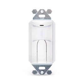 SWX-103-D-WH Manual On (Auto-Off) Sensor Light Switch with 0-10V Dimming in White, PIR Detection Mode, Dimmer Light Switch, Versatile Wiring, Made in The USA