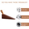 SuKeYuan 1 Pcs Door Stopper Non-Slip Wooden Door Wedge Wedges