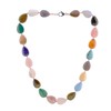 Treasure Bay Women's Gemstone Necklace - Handmade 12x18mm Teardrop Shape