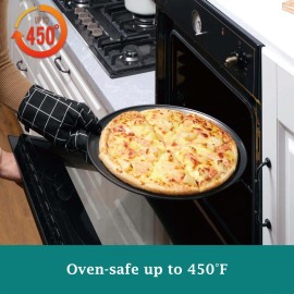 Mainstays 16 inch Non-Stick Pizza Pan, Large, Gray