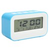LCD Kids Alarm Clock Backlight Musical Alarms Birthday Reminder Blue