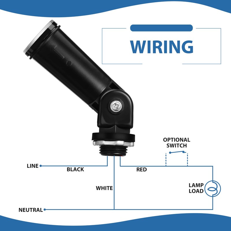 8 Pcs Dusk to Dawn Sensor Photoelectric Switch Photocell Light