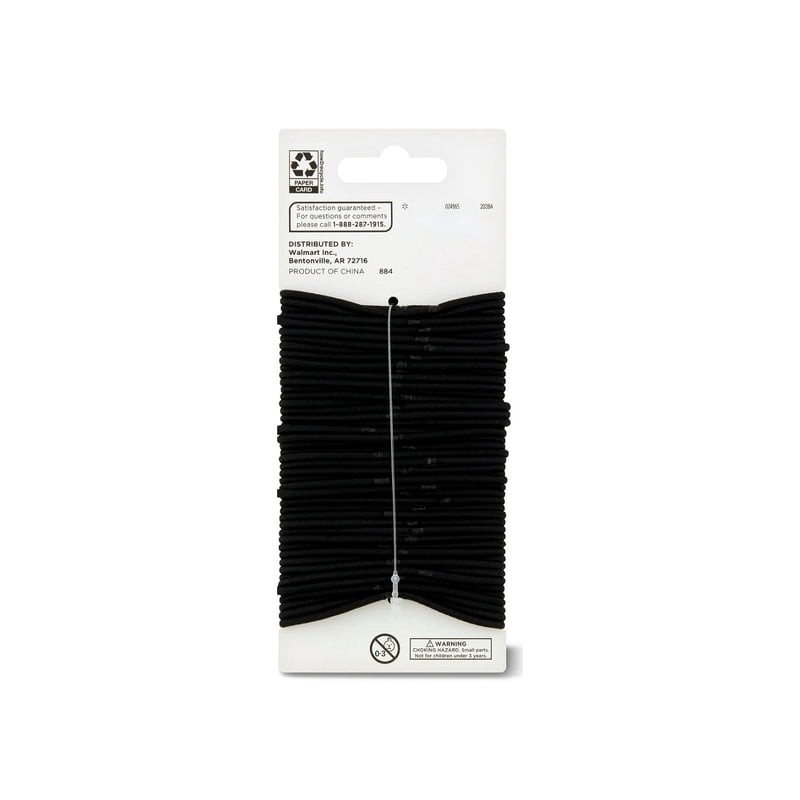 Lligas para cabello Equate 50 piezas negras