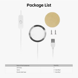 Bambu Lab Makerworld MH001 3D Printed LED Lamp Kit - Creative Model Components, Warm White Light/RGB Color, DIY Compatible with BambuLab Printers, 3D Printers-Prints NOT Included (RGB Color)