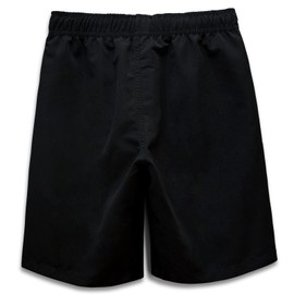 MEILONGER Boys Swim Trunks Quick Dry Beach Board Shorts Swimwear Bathing Suits Size 6-7,8,10-12,14-16,18-20(Black,14-16)