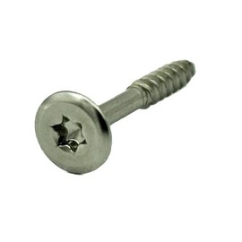 100 x Body Screws 4 x 30 Torx Nickel-Plated Partial Thread Cabinet Connector Back Wall Screw Furniture Screw Kitchen Universal Screw
