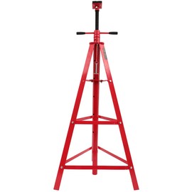 LSAILON 4000 LBS Capacity Under Hoist Tripod Stand High Lift Jack Stand Reach Under Hoist Stand - Red