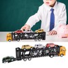 Carrier Truck Toy Model Alloy Detachable Six Car Kids Transport