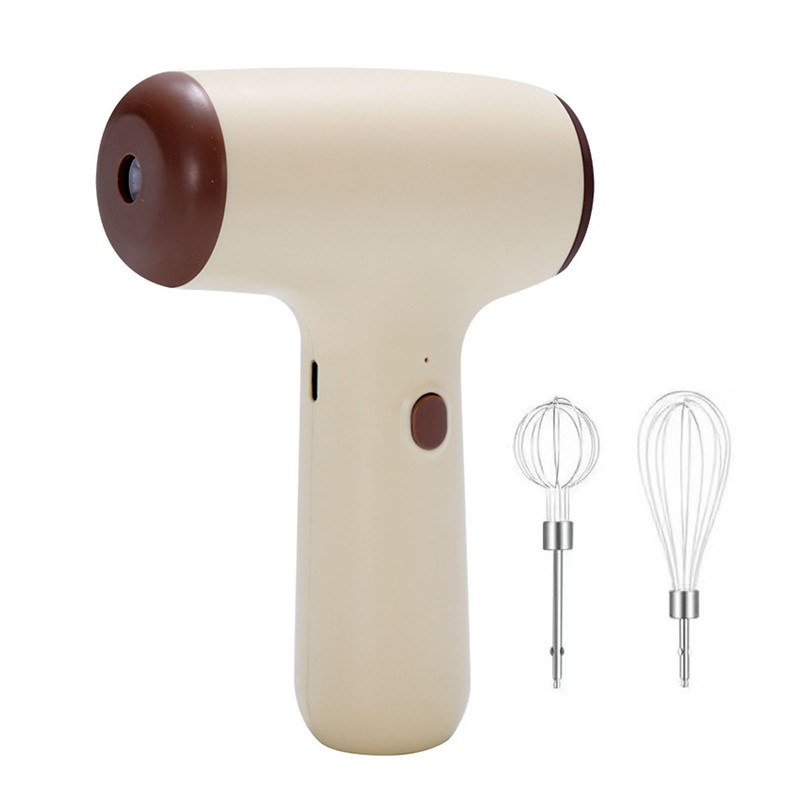 Handheld Electric Egg Beater Strong Power Rechargeable Cordless Cream Baking