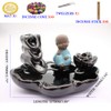 Reflow Incense Burner, Ceramic Waterfall Incense Burner Used for Home