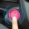 TOMALL Aluminum Engine Start Stop Push Button Cover Trim Compatible